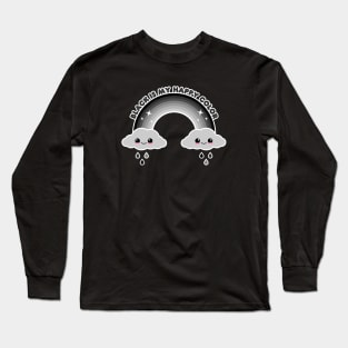 Black is my happy color | goth rainbow Long Sleeve T-Shirt